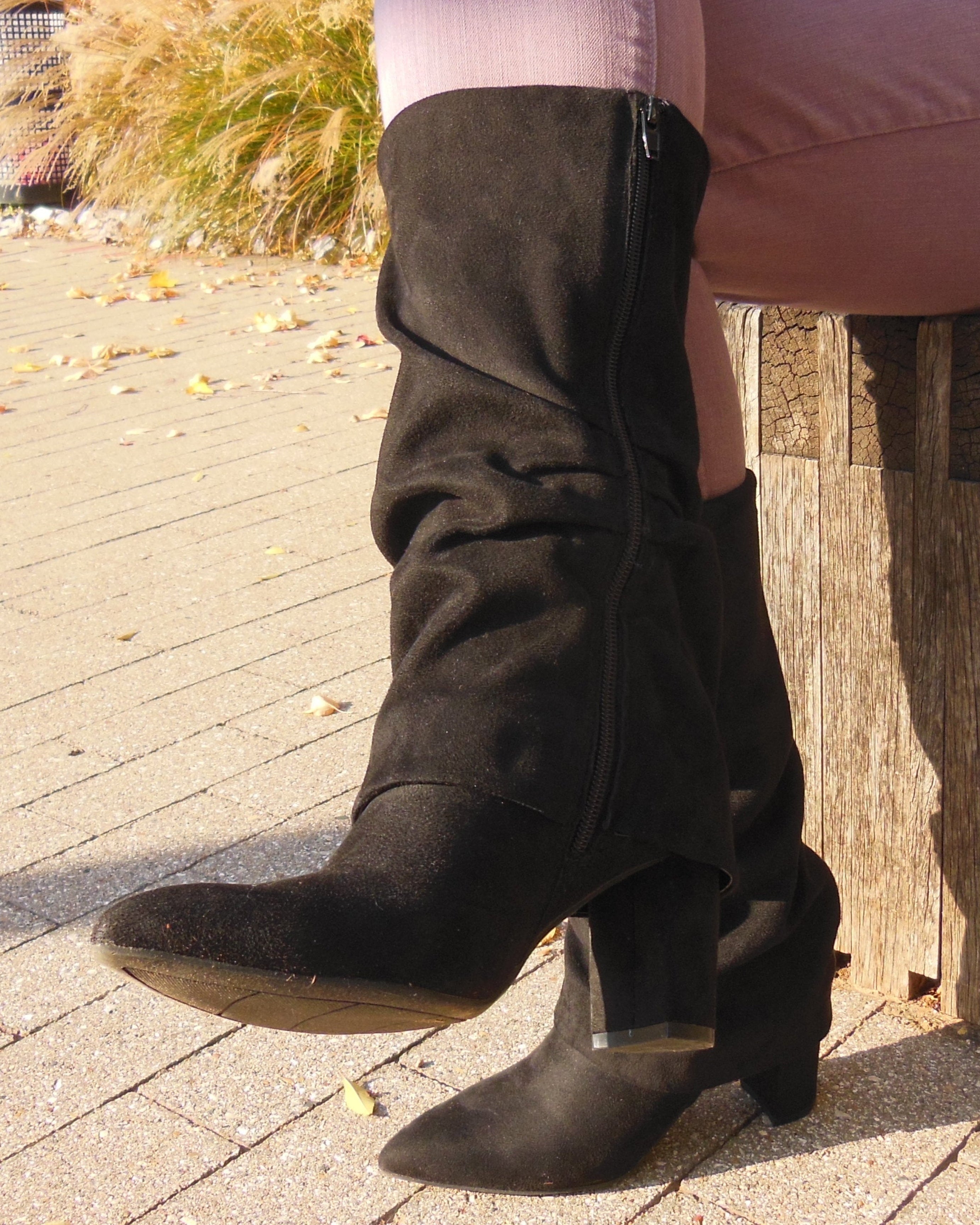Slouchy Suede Boots