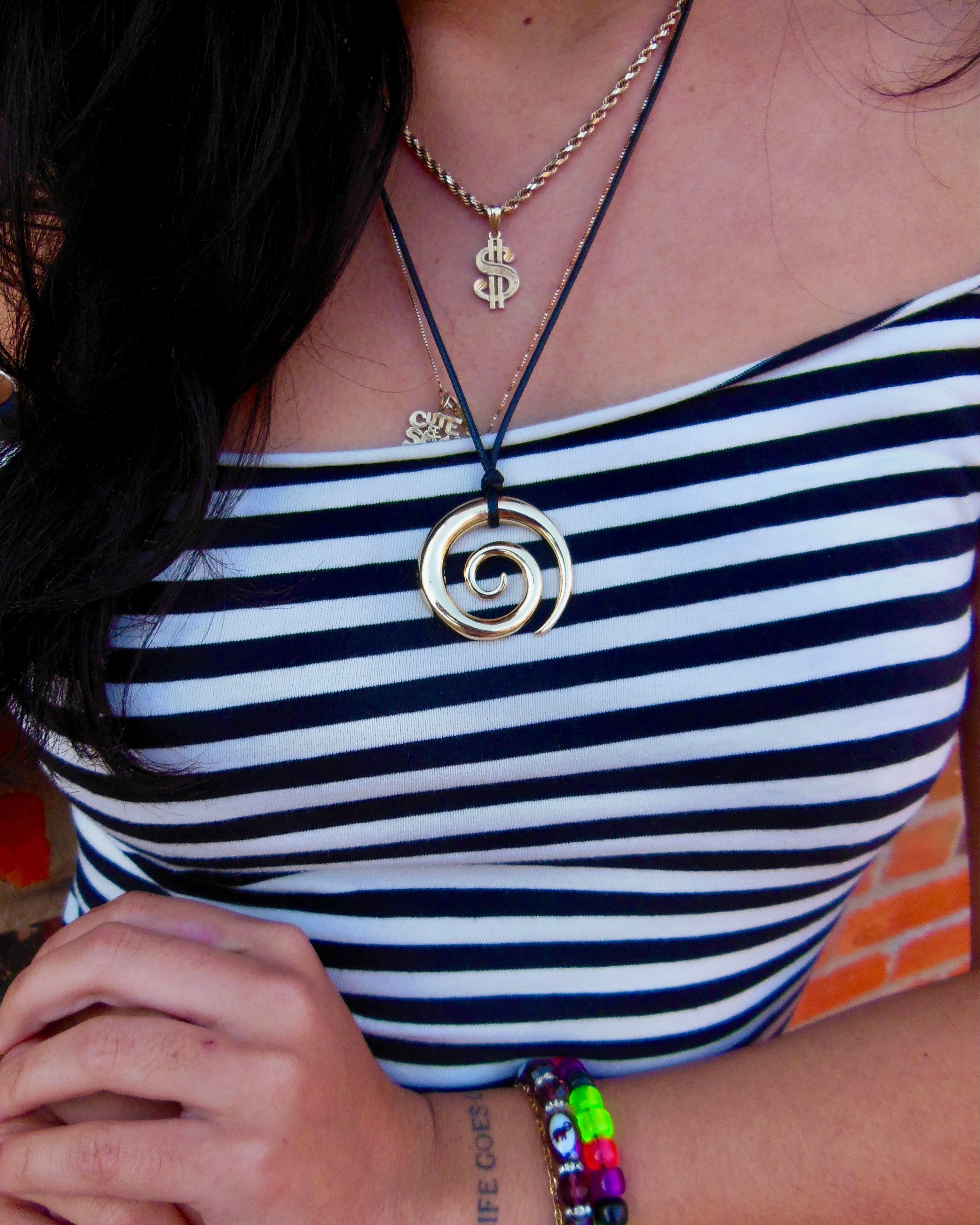 Spiral Pendant Necklace