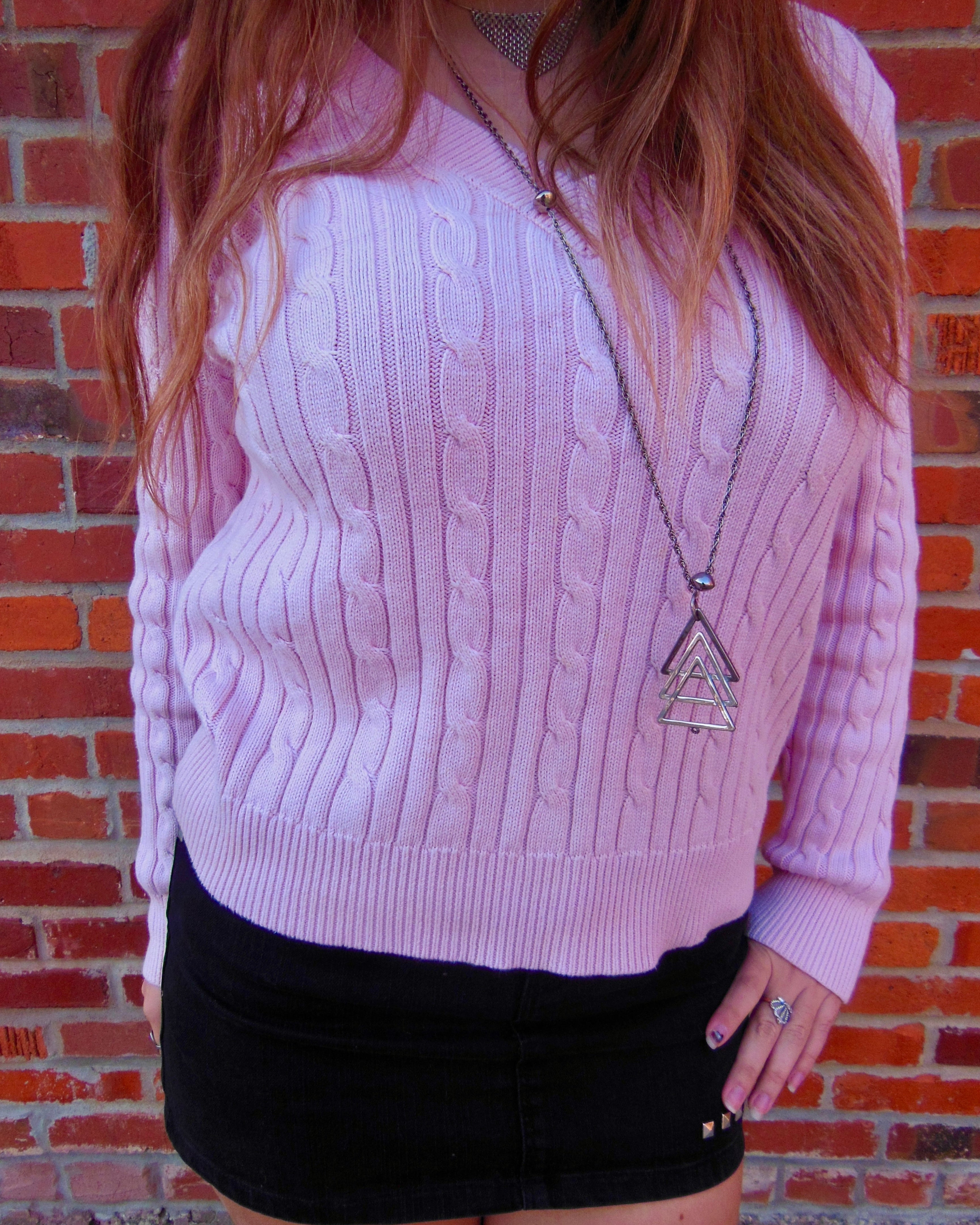 Pink Knit Sweater