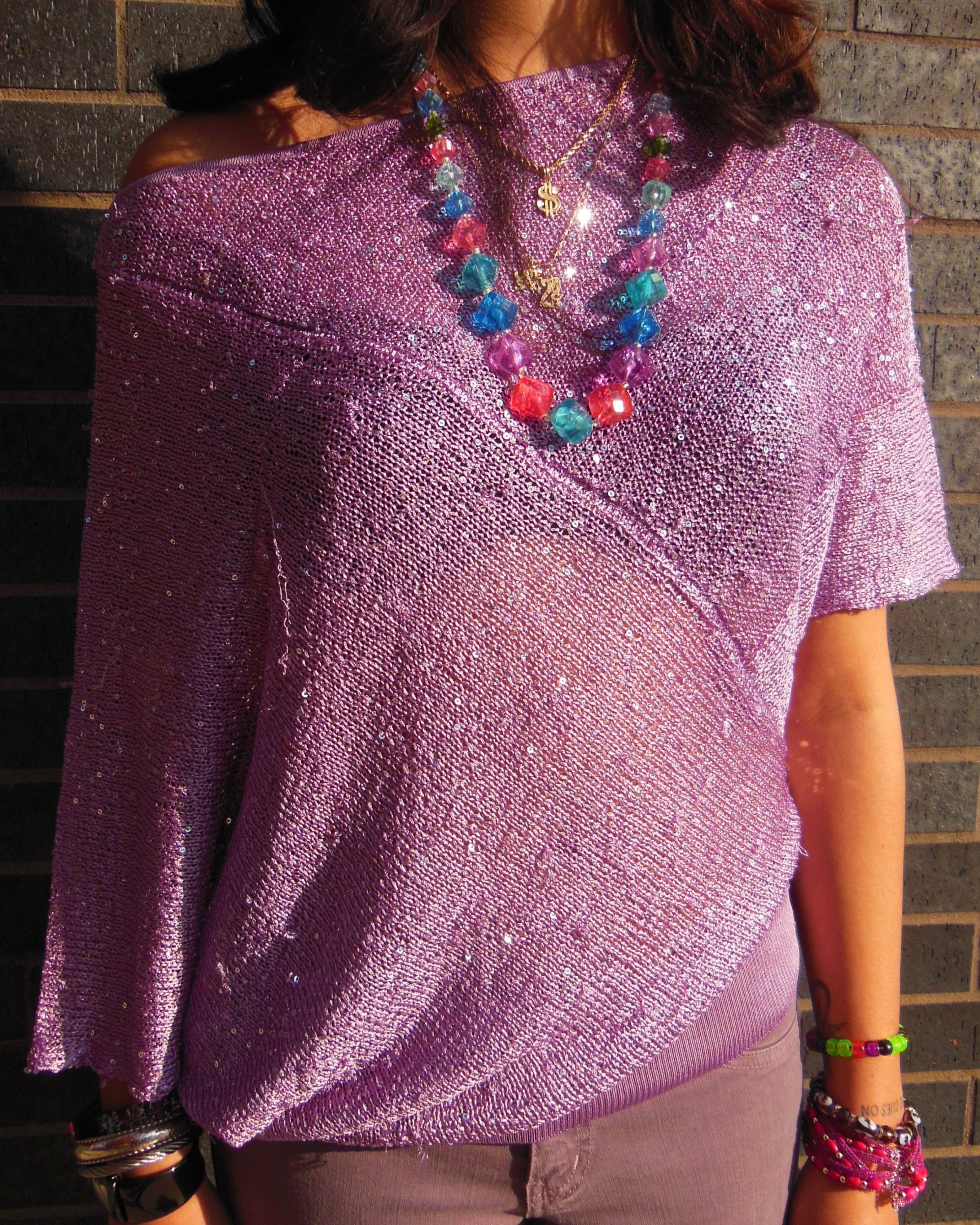 Slouchy Sparkle Top